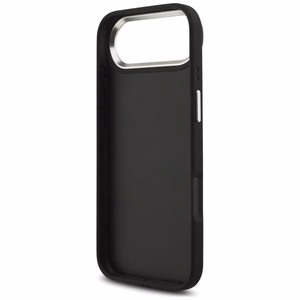 Guess Grained Big 4G Classic Logo viedtālruņa apvalks iPhone 17 Air - melns