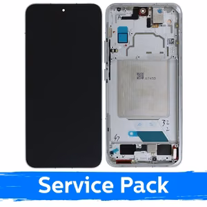LCD displejs piemērots Xiaomi 13 ar rāmi / balts / (Service Pack)