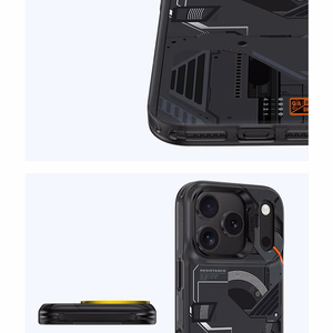 Benks Dynamic Magnetic Mecha Чехол (D070) для Iphone 17 Pro Max чёрный (Camera Control Button)
