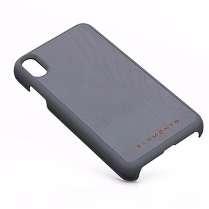 Nordic Elements Original Gefion vāciņš ierīcei iPhone XS Max, ar dabīga kļavas koka apdari, vidēji pelēks