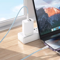 USB kabelis Borofone BX117 USB-C uz Lightning 1,0 m, balts