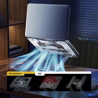 Wozinsky WRS-CPY75DSS alumīnija klēpjdatora un planšetdatora statīvs + bezmaksas viedtālruņa statīvs - sudraba