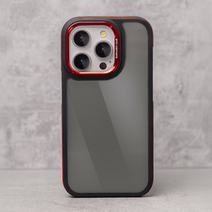 Crystal Black maciņš Xiaomi Redmi Note 14 5G (Global), sarkans