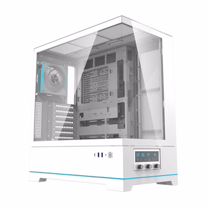 Darkflash DY451 PRO datora korpuss (balts) + 1 ventilators