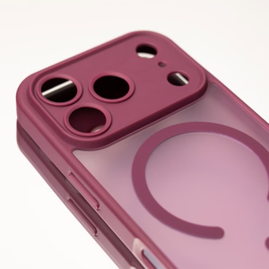 Mag Matt maciņš iPhone 15 Pro 6,1" bordo