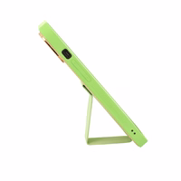 TEL PROTECT ādas luksusa viedtālruņa apvalks ar statīvu paredzēts Samsung Galaxy S22 Plus – mentola zaļš