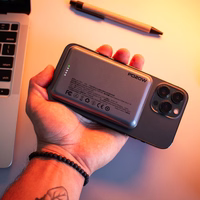 Portatīvais lādētājs Dudao TGK1 ar MagSafe bezvadu uzlādi 20W 10000mAh melns