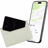 Lokators, kas saderīgs ar Apple Find My Satechi maciņa kartes formu ST-LFAWCK melns