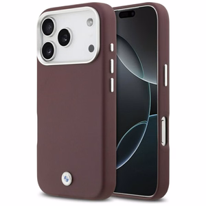 Чехол BMW Sign Full Wrapped Metal MagSafe для iPhone 17 Pro (красный)