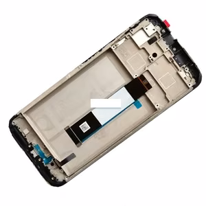 LCD ekrāns Xiaomi Redmi 9T/Redmi Note 9 4G 2021/Poco M3 ar skārienjutīgo ekrānu ar rāmi melns oriģināls (servisa iepakojums)