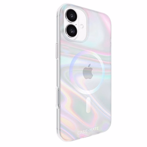 Case-Mate Soap Bubble MagSafe vāciņš ierīcei iPhone 16 Plus, zaigojošs