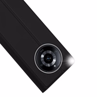 Dux Ducis Skin Pro apvalks Realme 11 Flip kartītes maciņš ar statīvu - melns