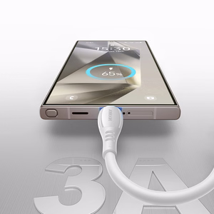 Joyroom S-A59 Vibrant Series 3A USB-A - USB-C kabelis 1.2m - balts