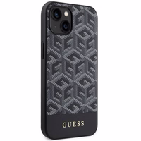 Guess GUHMP14SHGCFSEK iPhone 14 6.1" melns/melns cietais apvalks GCube Stripes Magnētiskais