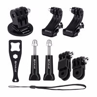 20 Puluz piederumu komplekts sporta kamerām (t.sk. Osmo Action 5 Pro, Insta360 Ace Pro 2)