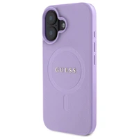 Guess Saffiano Magnētiskais Viedtālruņa apvalks iPhone 16 - violets