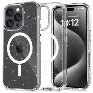 Tech-Protect FlexAir Hybrid Magnētiskais viedtālruņa apvalks iPhone 16 Pro Max - caurspīdīgs
