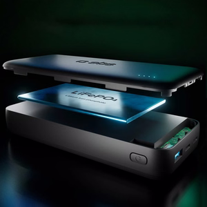SBS Infinity внешний аккумулятор 20000mAh 10W LiFePo₄ USB-A USB-C - Чёрный