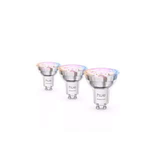 Philips Hue E WCA 345 GU10 3P EU E27 8 W 16 million colors, White and colored light