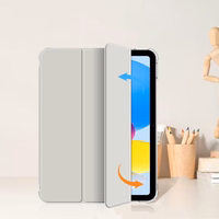 Tech-Protect SC Pen hibrīda apvalks iPad 10 / 2022 - pelēks - caurspīdīgs