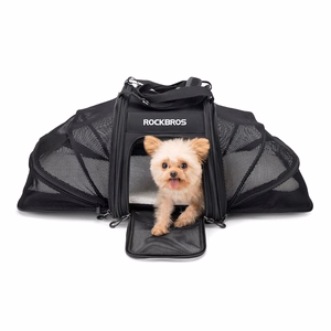 Rockbros 30140028001 transporta velosipēda soma kaķiem un suņiem - melna