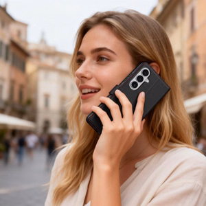 Tech-Protect Maks Maciņš for Samsung Galaxy S26 - melns and sarkans