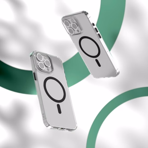 Etteri Krāsains Magnētiskais viedtālruņa apvalks iPhone 12 / 12 Pro 6,1" melns