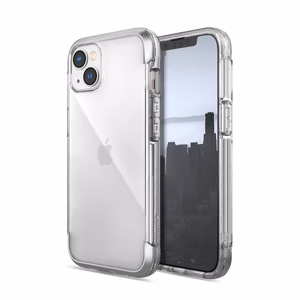 Raptic X-Doria Air apvalks iPhone 14 ar bruņu pārklājumu sudraba