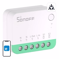 Viedais mini slēdzis WiFi Sonoff MINIR4M Matter (HomeKit SmartThings Home Assistant)