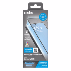 SBS Eyesafe rūdīts stikls priekš Samsung Galaxy S26 Plus ar aplikatoru