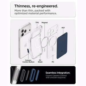 Spigen Ultra Hybrid MagSafe maciņš iPhone 18 Pro Max / 17 Pro Max, matēts zils