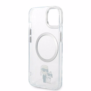 Karl Lagerfeld KLHMP14MHNKCIT iPhone 14 Plus 6.7" kietais apvalks caurspīdīgs