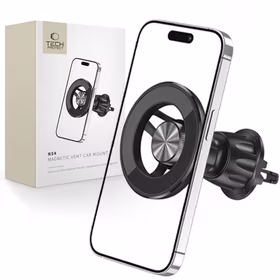 Tech-Protect N54 magnētiskais tālruņa turētājs automašīnai ar MagSafe, stiprināms pie ventilācijas restes - melns