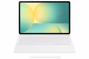 DX625UW Book Cover Keyboard -AI Key Samsung Galaxy Tab S10 FE+, balts