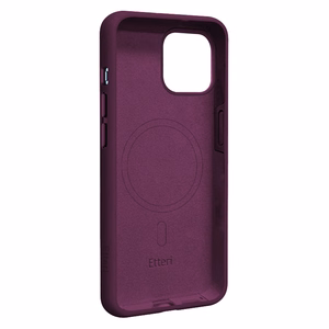 Etteri Silicone Mag maciņš iPhone 14 6,1 collu, tumšā ķiršu krāsā