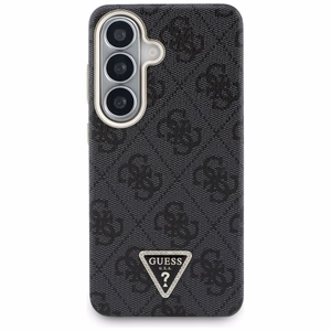 Guess maciņš 4G Triangle Logo MagSafe priekš Samsung Galaxy S26 melns