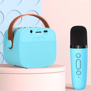 Blavec Портативная Bluetooth-колонка WS-07 Karaoke Party — 5W с 2 микрофонами (WS07-2MBL) синий