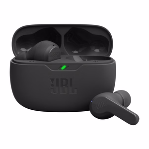 Bezvadu austiņas JBL IP54 IPX2 Wave Beam melnas