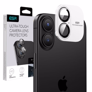 ESR Armorite Закалённое стекло для камеры iPhone 16 / 16 Plus - чёрный