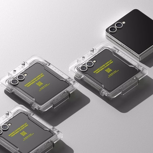 Ringke Cover Display Easy Slide rūdītais stikls 2 komplekts Samsung Galaxy Z Flip 7 - caurspīdīgs