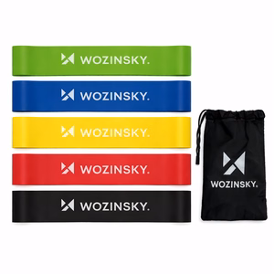 Wozinsky WGO-5 mini aktivizācijas pretestības lentes no lateksa - 5 gab.
