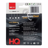 IMRO Atmiņas karte microSD 16GB 100MB/s klase 10 UHS I ar SD adapteri