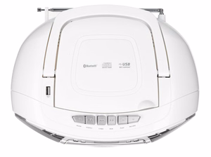 JVC RC-E451W pārnēsājams CD atskaņotājs, balts
