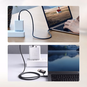 Ugreen US286 USB-C - USB-C PD QC 3A 480Mb/s 2m kabelis - melns