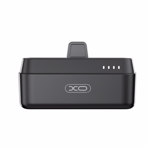 XO Внешний аккумулятор mini PR244 20W 5000 мАч с Lightning разъёмом чёрный
