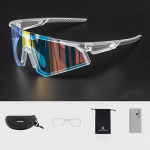 Rockbros SP291 fotohromās UV400 riteņbraukšanas brilles - baltas