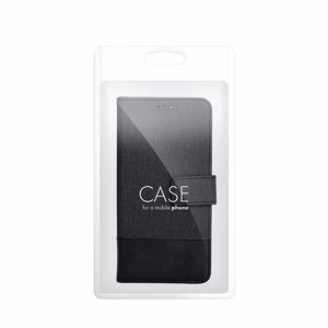 GOMMA grāmatas tipa viedtālruņa apvalks Xiaomi Redmi Note 14 4G (GLOBAL - 164,84mm x 78,15mm x 8,16mm) melns