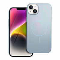 Spīdīgs magnētiskais viedtālruņa apvalks saderīgs ar MagSafe priekš IPHONE 14 PLUS, piparmētru krāsas