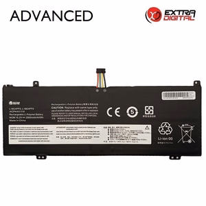 Klēpjdatora akumulators LENOVO L18C4PF0, L18D4PF0, 2900 mAh, Extra Digital Advanced