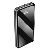 Forever power bank TB-411 ALLin1 10000 mAh ar USB-C + Lightning + microUSB kabeļiem melns